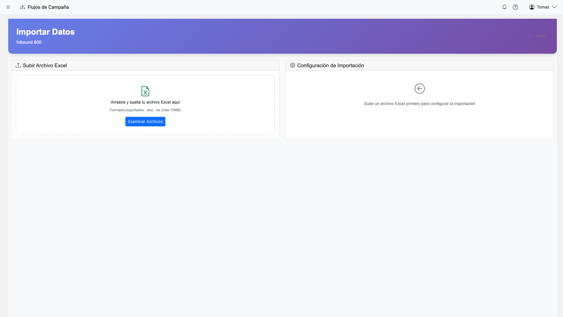 Import progress tracking